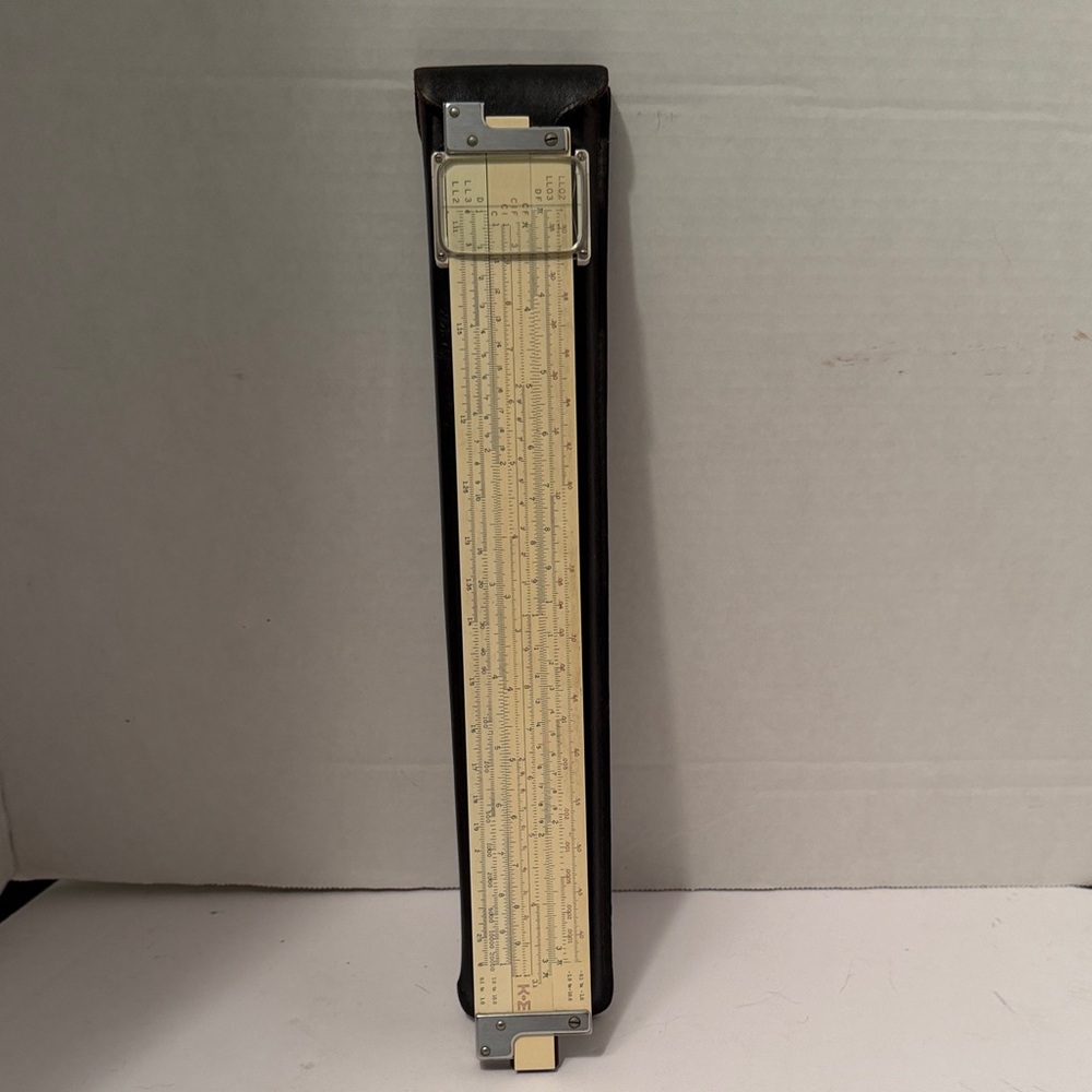 Keiffel & Esser Co Slide Rule in Black Case - Precision Calculator N4081-3